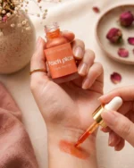 Organic Gel Lip & Cheek Tint – Peach Please - Image 3
