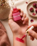 Organic Gel Lip & Cheek Tint – Retro Pink - Image 3